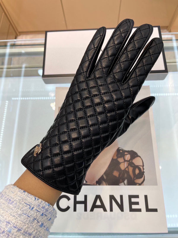 GLOVES IN BLACK LAMBSKIN 463832