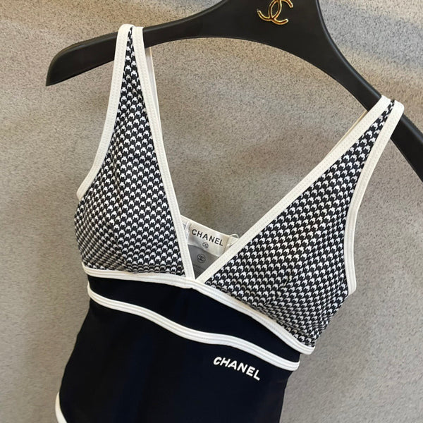 Chanel Swimsuits Black Cotton 180528