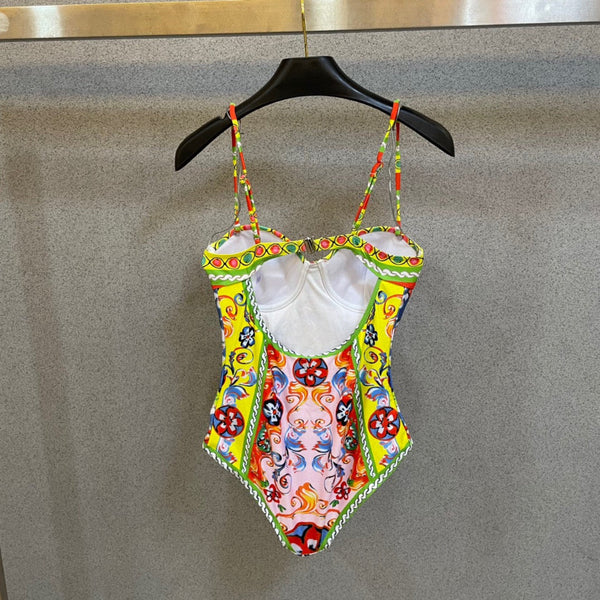 Versace One-Piece Bikini Colorful 201830