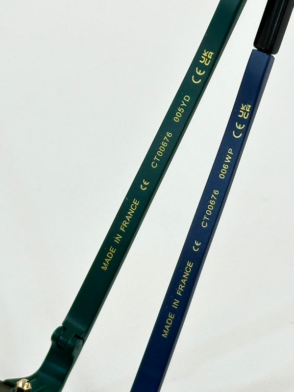 SANTOS ROUND FRAME SUNGLASSES CT00676 IN METAL