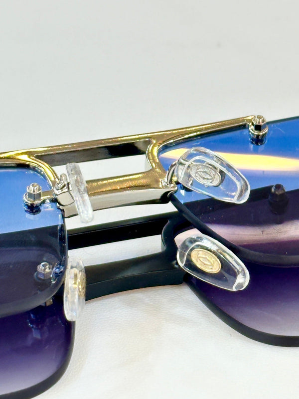 SANTOS RECTANGULAR FRAME SUNGLASSES CT0660S IN METAL