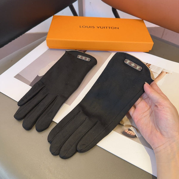 GLOVES IN BLACK WOOL 429272