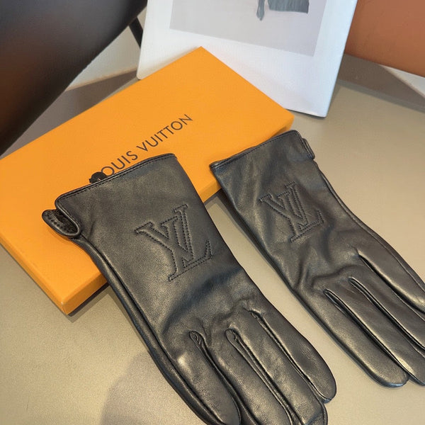 GLOVES IN BLACK LAMBSKIN 432714