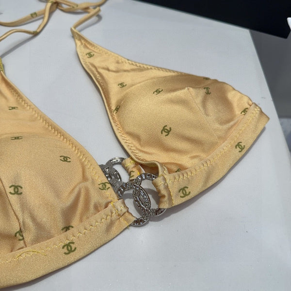 Chanel Swimsuits Yellow Cotton 180536