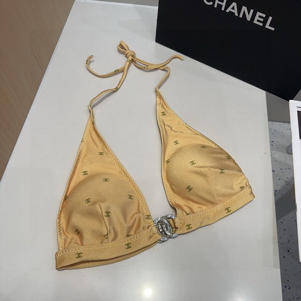 Chanel Swimsuits Yellow Cotton 180536