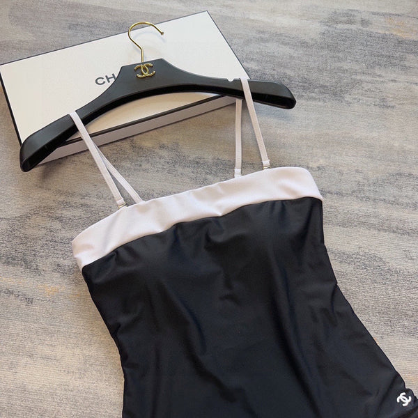 Maillot de bain une pièce CC Noir Blanc 201872