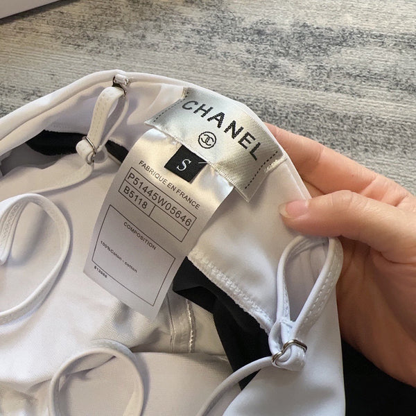 Maillot de bain une pièce CC Noir Blanc 201872