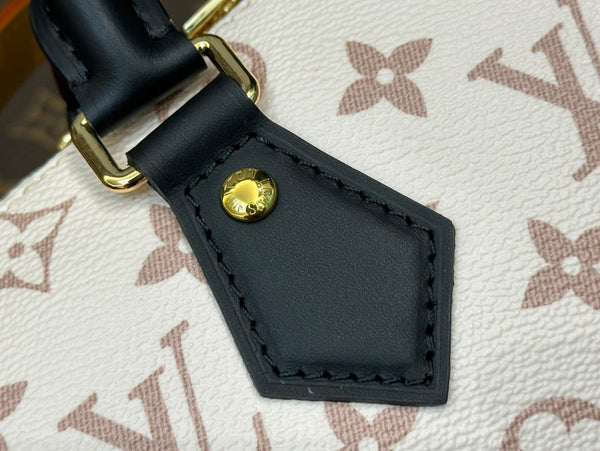 bandoliera speedy 20 tela rivestita monogramma dune