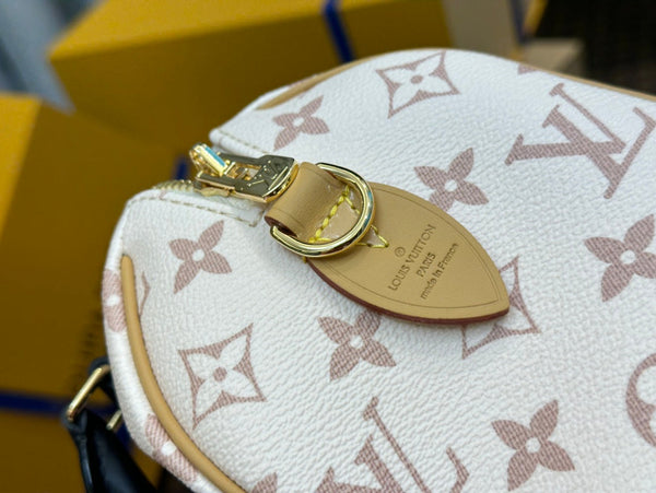 bandoliera speedy 20 tela rivestita monogramma dune