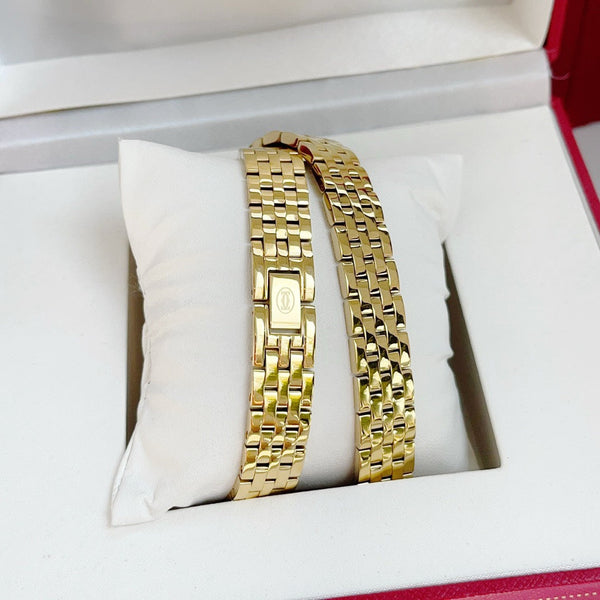 Panthere 22mm Yellow Gold Double Chain 44cm