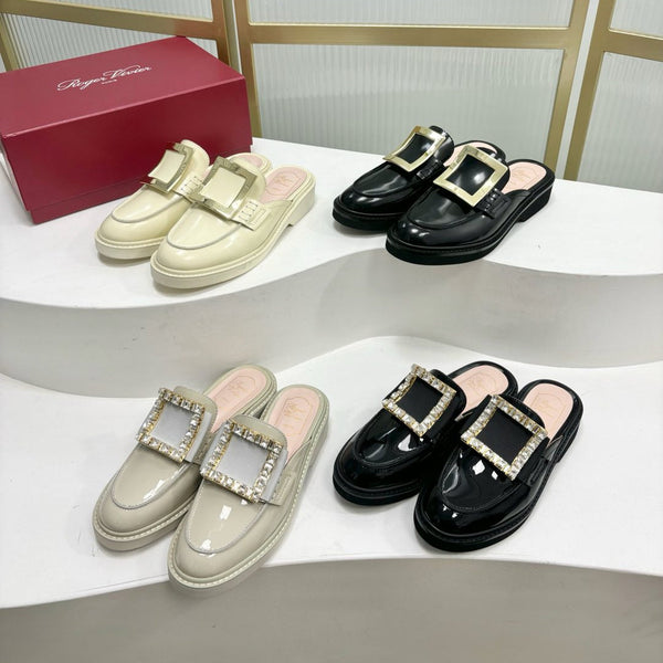 Mules Viv Pelle Verniciata Vacchetta 188932