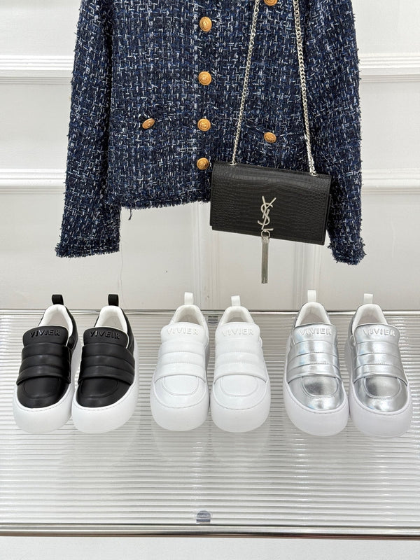 Thick-soled Viv PlatForm Imported Lambskin 189357