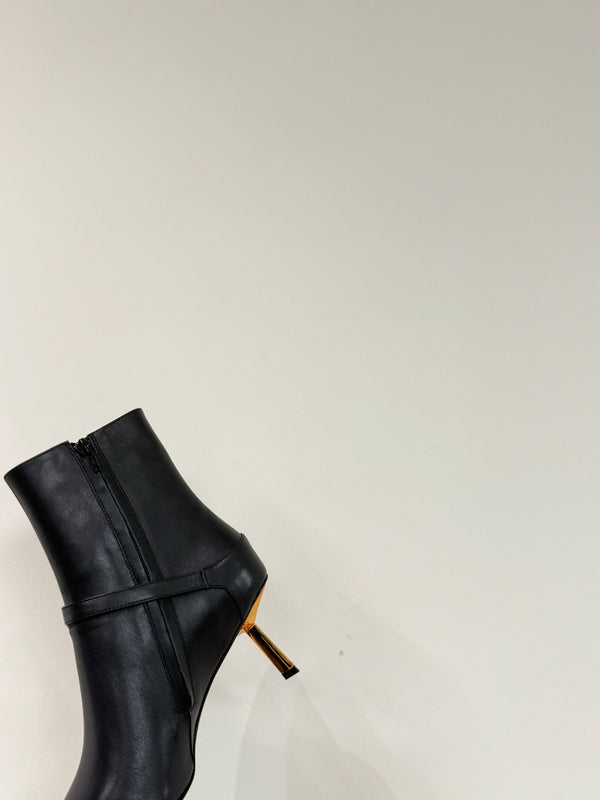 LEE BOOTS IN BLACK SMOOTH CALFSKIN