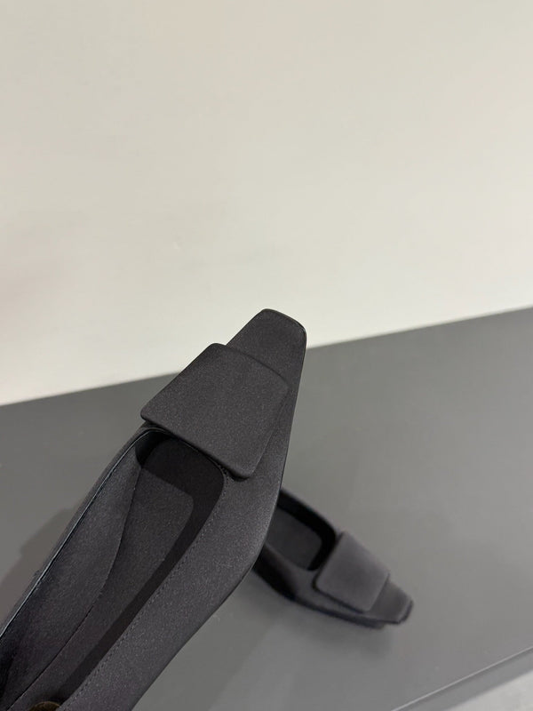 BALLERINE IN RASO NERO