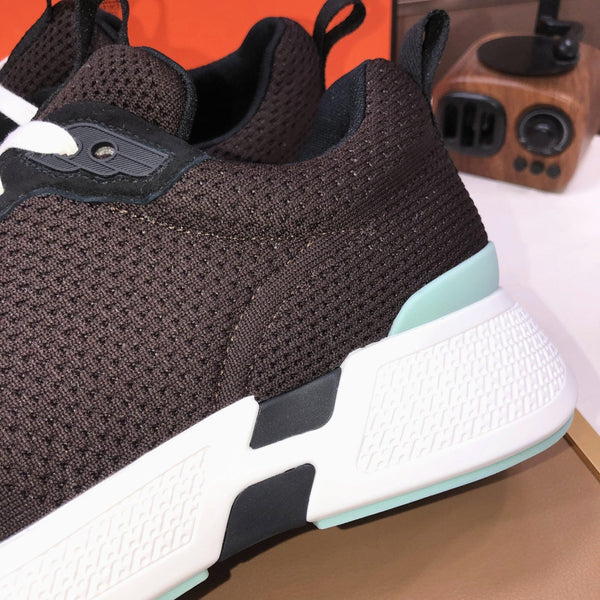 HM Men's Sneaker Brown Flyknit 548108