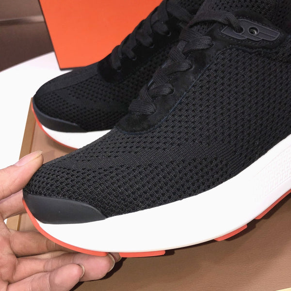 HM Men's Sneaker Black Flyknit 548110