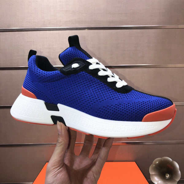 HM Men's Sneaker Blue Flyknit 548114