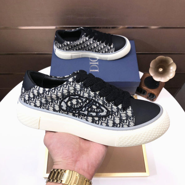 CD B33 SNEAKERS DENIM AND CREAMY WHITE JACQUARD