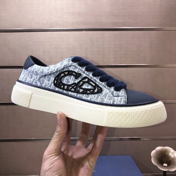 CD B33 SNEAKERS DENIM AND WHITE JACQUARD
