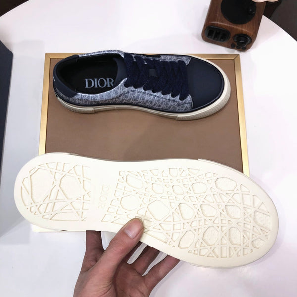 CD B33 SNEAKERS DENIM AND WHITE JACQUARD