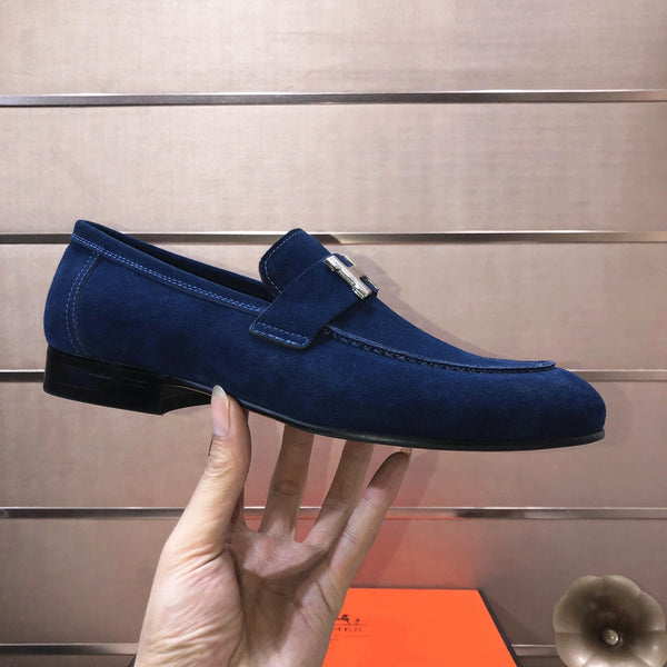 HM PARIS LOAFER COBALT SUEDE