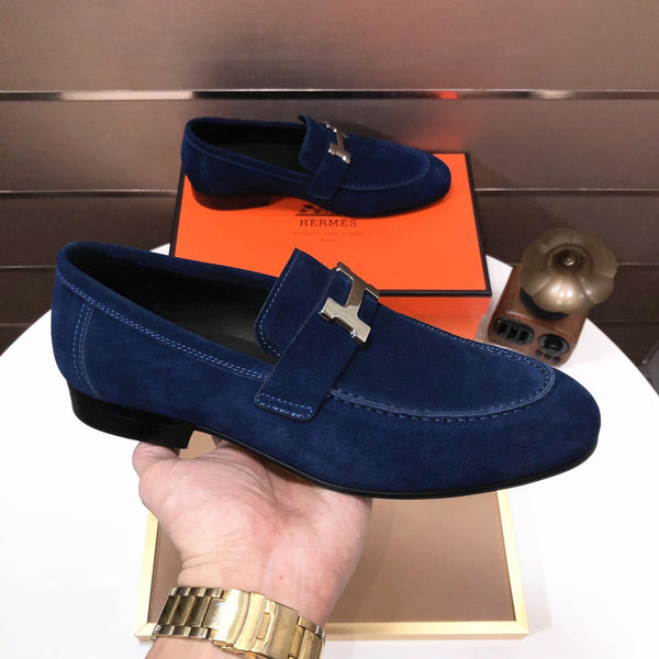 HM PARIS LOAFER COBALT SUEDE