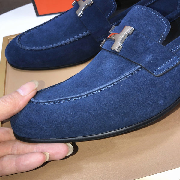 HM PARIS LOAFER COBALT SUEDE