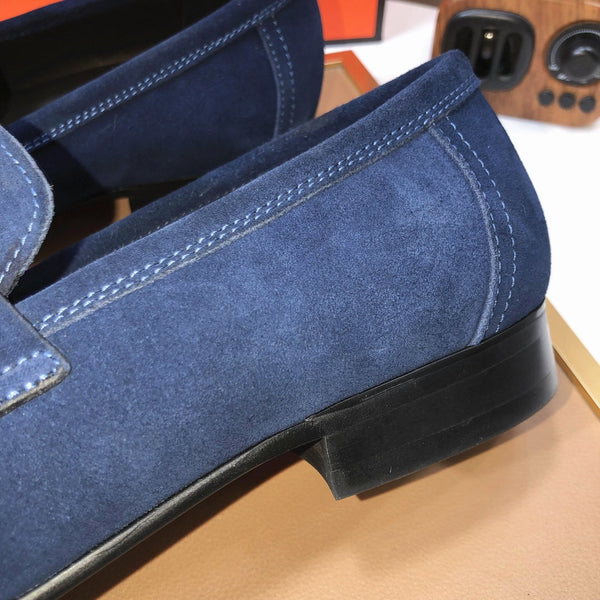 HM PARIS LOAFER COBALT SUEDE