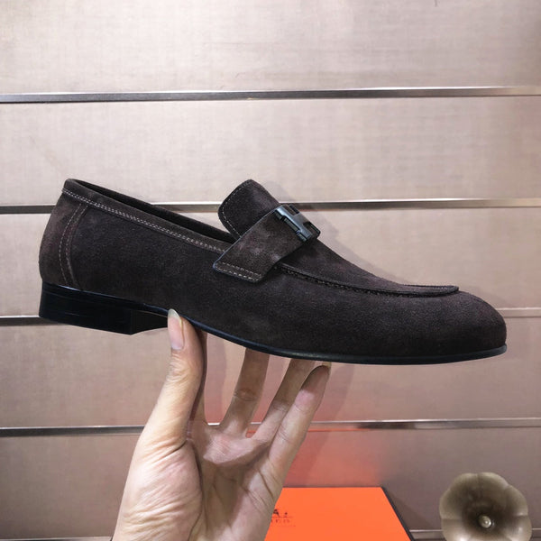 HM PARIS LOAFER PECAN SUEDE