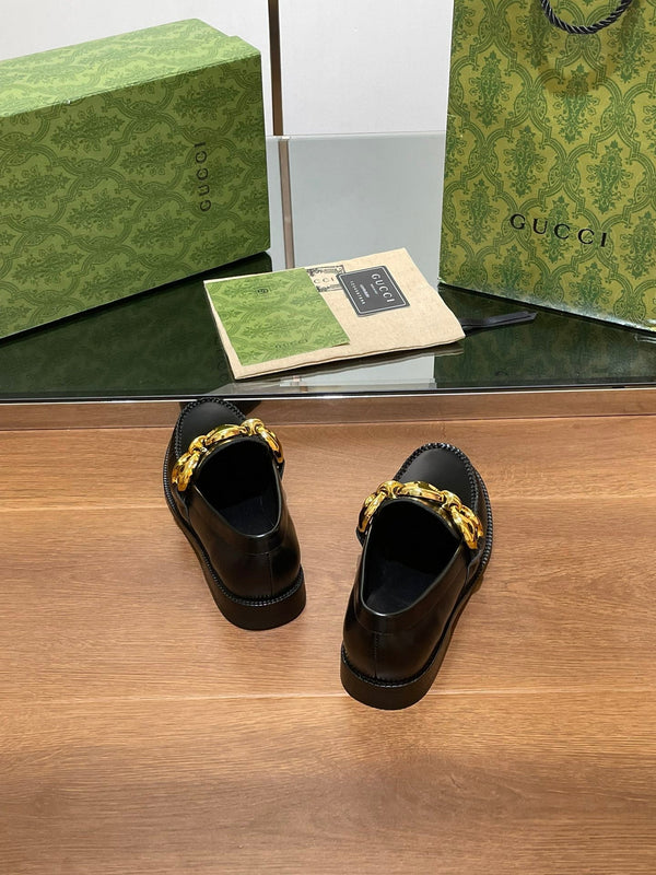 GG Marina Loafer Black Calfskin
