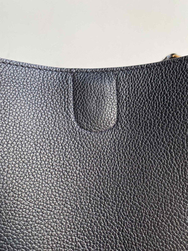 SANGLE SEAU BUCKET 24 BORSA IN PELLE DI VITELLO NERA