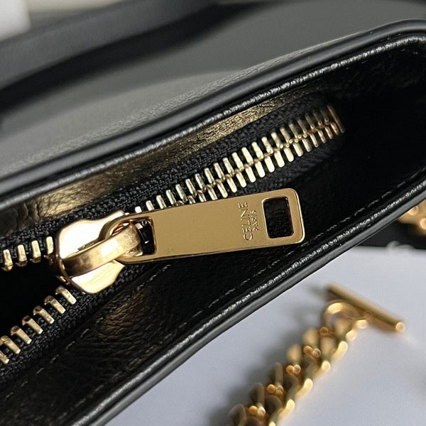 WILTERN TRIOMPHE BAG 31 ORIGINAL BLACK LEATHER