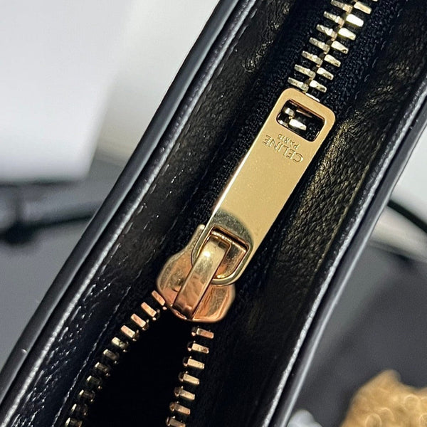 WILTERN TRIOMPHE BAG 31 ORIGINAL BLACK LEATHER