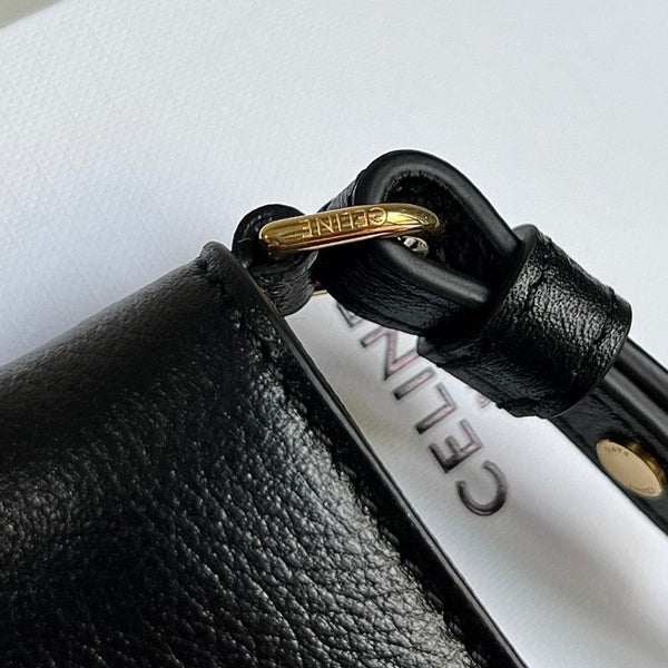 WILTERN TRIOMPHE BAG 31 ORIGINAL BLACK LEATHER