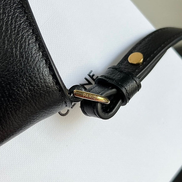 WILTERN TRIOMPHE BAG 31 ORIGINAL BLACK LEATHER