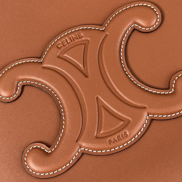 CUIR TRIOMPHE 44 TAN CALFSKIN