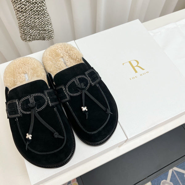 TR 26s Drawstring Mule Flat Suede 146481