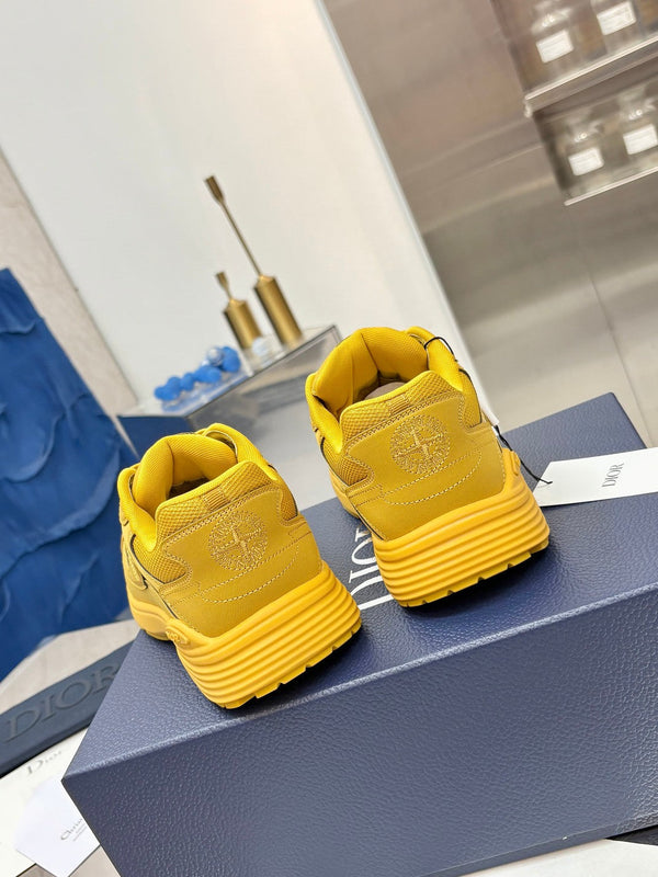 CD x Stone Island B30 Sneaker Yellow Mesh 646458