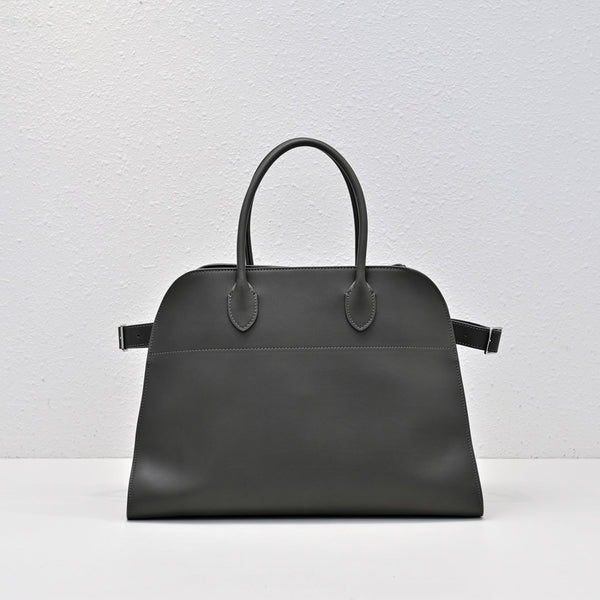 The Row Margaux 15 38cm Tote Bag In Calfskin
