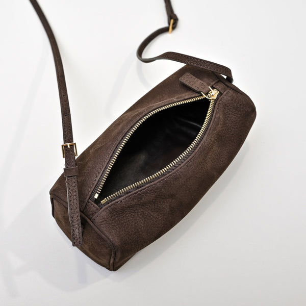 The Row 90's Bag 19cm in Suede