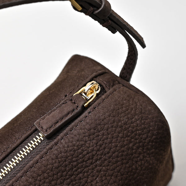 The Row 90's Bag 19cm in Suede