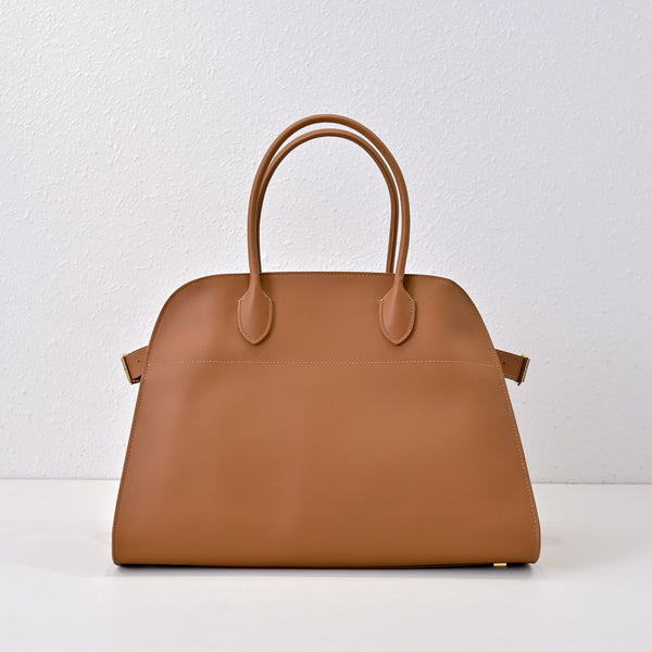 The Row Margaux 15 38cm Tote Bag In Calfskin