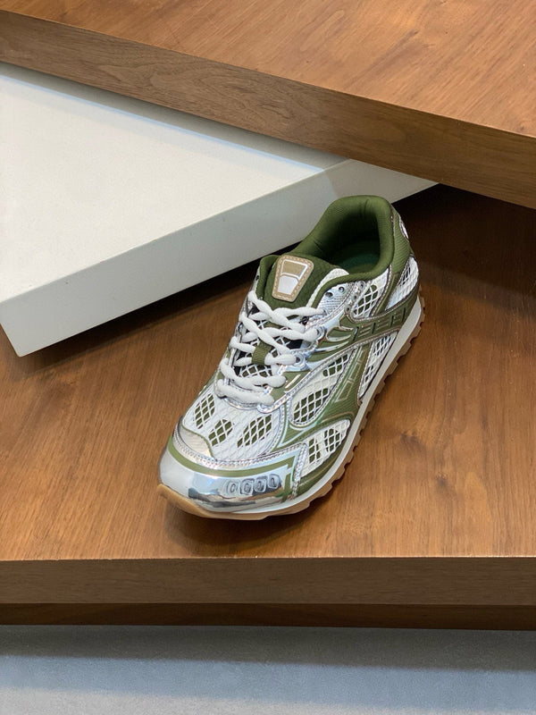 BV Orbit Low Top Sneaker Mesh Green White 573041