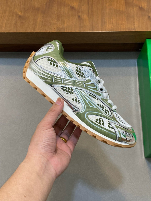 BV Orbit Low Top Sneaker Mesh Green White 573041