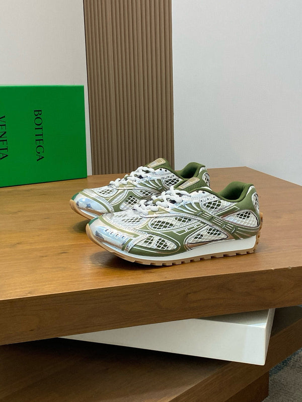 BV Orbit Low Top Sneaker Mesh Green White 573041