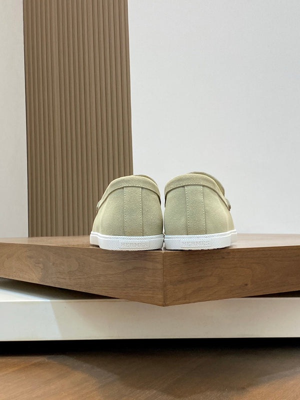 HM Men's 25 Loafer Light Beige Suede 636731