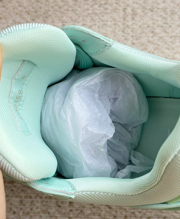 LV TRAINER SHOES SKY BLUE GRAINED CALFSKIN