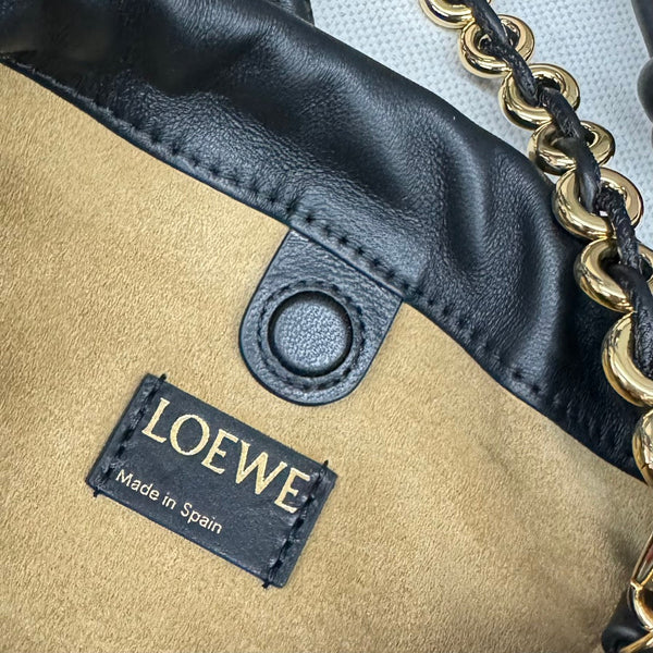 Loewe Flamenco Purse 23 Black Lambskin Ghw