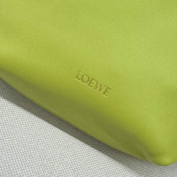 Loewe Flamenco Purse 23 Lime Lambskin Ghw