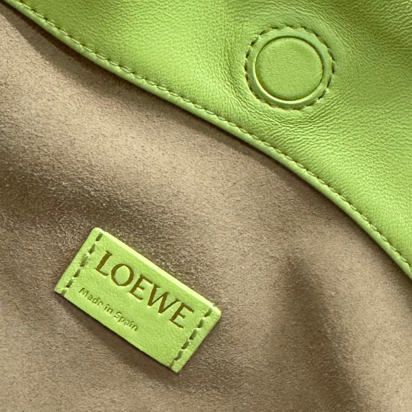 Loewe Flamenco Purse 30 Lime Lambskin Ghw
